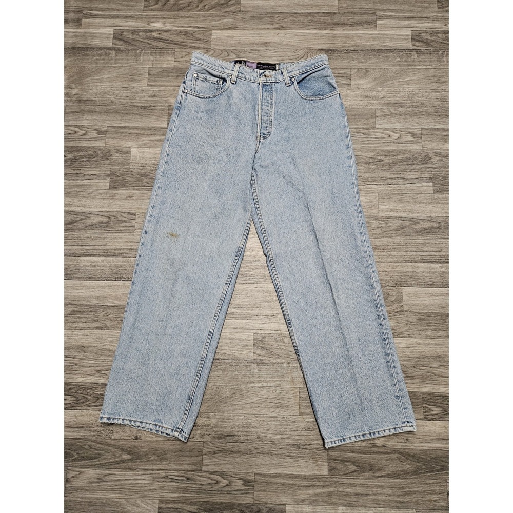 Vintage 90s Levi's Silvertab Baggy Purple Label Jeans Size 32X33 Grunge Skater
